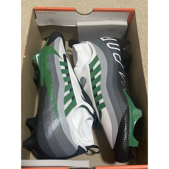 Nike Vapor Edge Pro 360 TB Black Green Football Cleats DV0778-005 Men’s Sz 13 - Picture 6 of 7